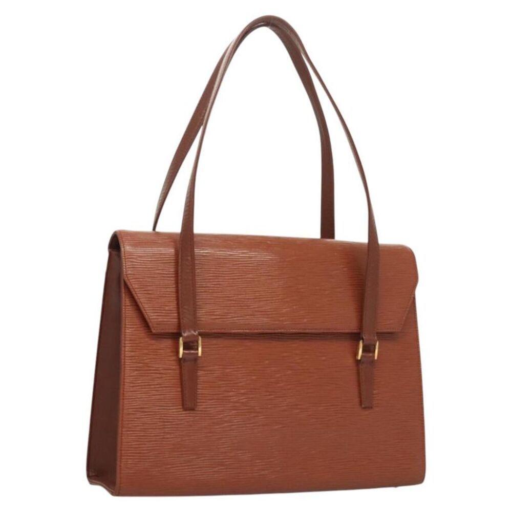 Valentino Garavani Brown Leather Shoulder Bag (Pre-Owned) - Picture 13 of 16